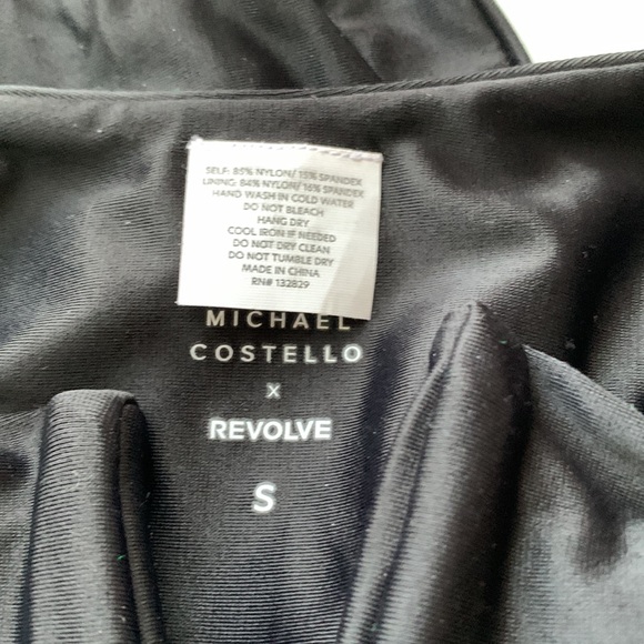 Michael Costello x REVOLVE Kalara One Piece in Black Size S - Picture 7 of 7